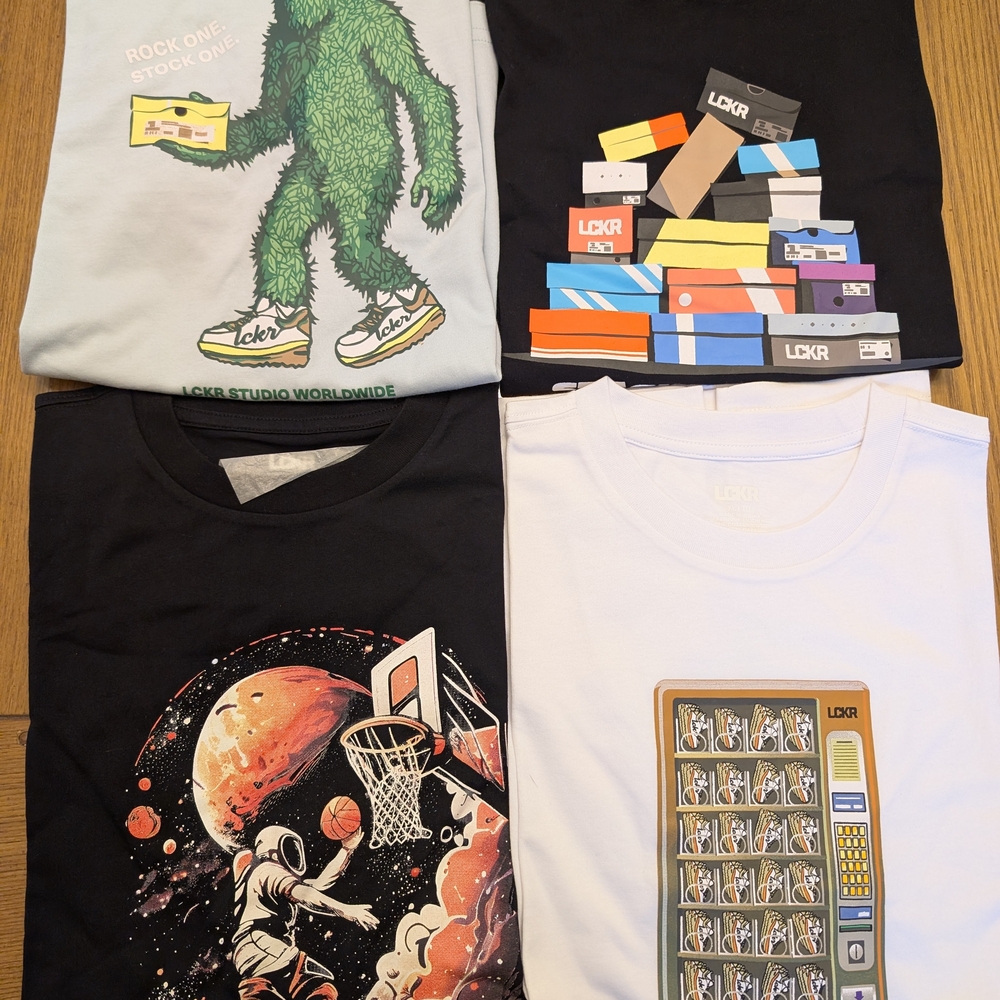 LCKR Boys Graphic T-Shirt Pack of 4